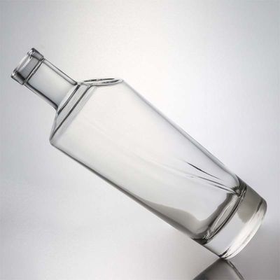 테킬라 산업용 음료 맑은 플린트 유리 병과 나무 코크 700ml 500ml 1000ml