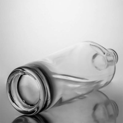 테킬라 산업용 음료 맑은 플린트 유리 병과 나무 코크 700ml 500ml 1000ml