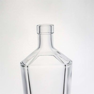 밀폐 유형 코크 500ml 800ml 1000ml 둥근 모양의 높은 플린트 유리 병