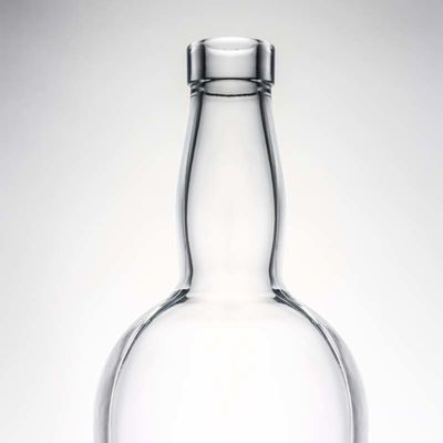 사용자 지정 로고 고 플린트 진 럼 술 유리 병 코크 700ml 800ml 1000ml
