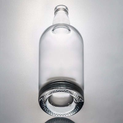 사용자 지정 로고 고 플린트 진 럼 술 유리 병 코크 700ml 800ml 1000ml