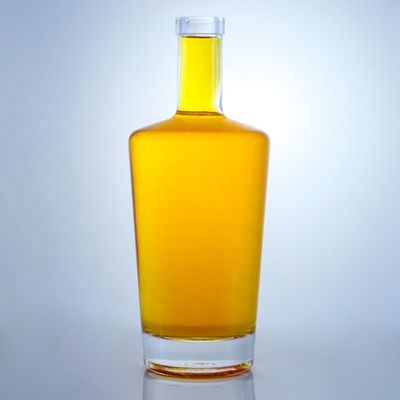 원형 빈 유리 병과 산성 에치 표면 처리 및 코크 밀폐 유형