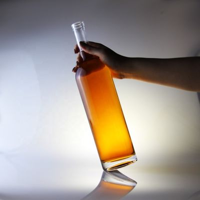 유리 음주 병 둥근 75cl 병 코크 캡 유형 1000ml 1750ml 목걸이 재료