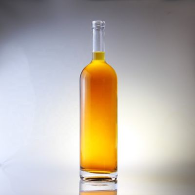 유리 음주 병 둥근 75cl 병 코크 캡 유형 1000ml 1750ml 목걸이 재료
