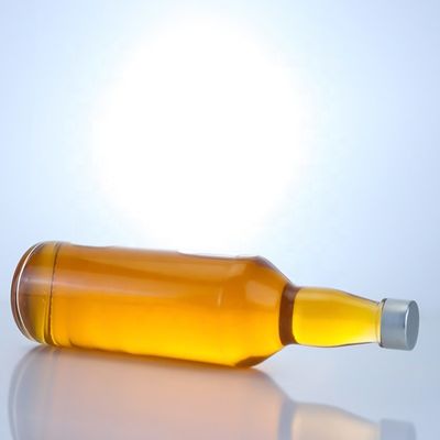 스크루 캡 맞춤 로고 500ml 700ml 맑은 플린트 테킬라 위스키 보드카 유리 병