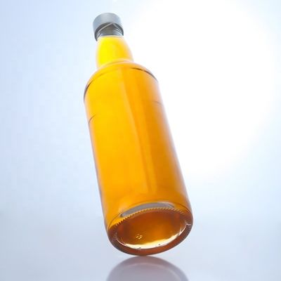 스크루 캡 맞춤 로고 500ml 700ml 맑은 플린트 테킬라 위스키 보드카 유리 병
