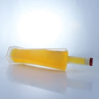 750ml 맑은 보드카 위스키 유리 병 음료 보관 용 코크 소재 목걸이