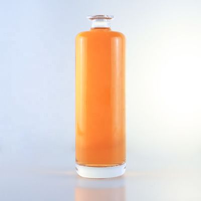 750ml 특유의 둥근 플린트 유리 병