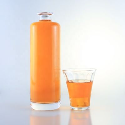 750ml 특유의 둥근 플린트 유리 병