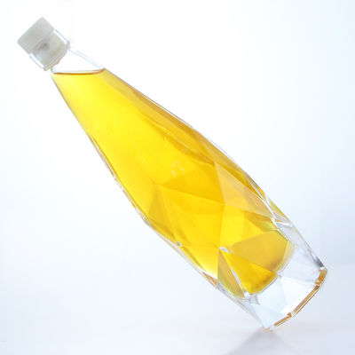 맑은 또는 맞춤화된 독특한 750ml 위스키 보드카 스피릿 술 유리 병