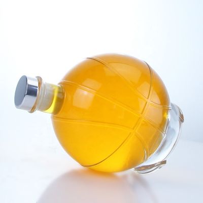 위스키 럼 진 브랜디를 위해 350ml 500ml 인기 모양 투명한 술 유리 병