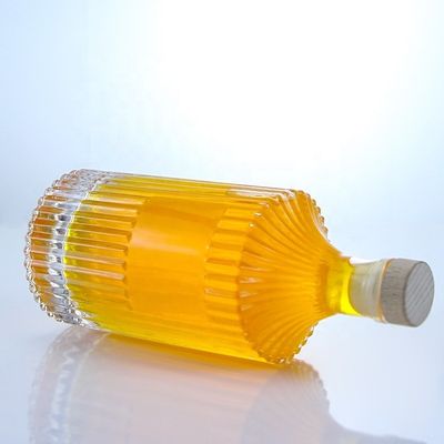 500ml 750ml 1000ml 투명 빈 유리 병 보드카 진 럼 위스키 브랜디