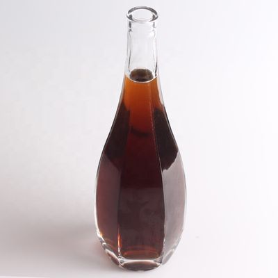 투명 750ml 플린트 글래스 빈 술 럼 진 스피릿스 보드카 테킬라 코크 병