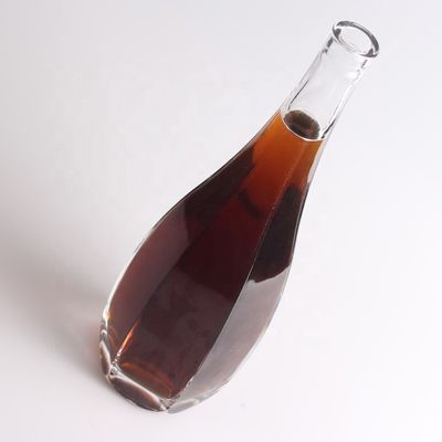 투명 750ml 플린트 글래스 빈 술 럼 진 스피릿스 보드카 테킬라 코크 병
