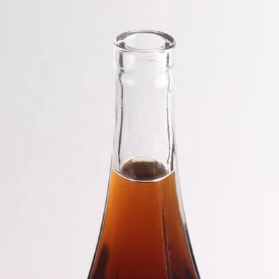 투명 750ml 플린트 글래스 빈 술 럼 진 스피릿스 보드카 테킬라 코크 병