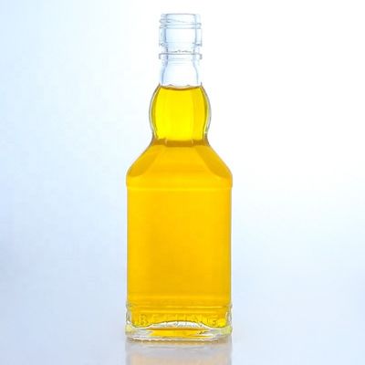 350ml 500ml 스크루 캡 플린트 유리 투명 병 위스키 보드카 샴페인 테킬라 진 럼