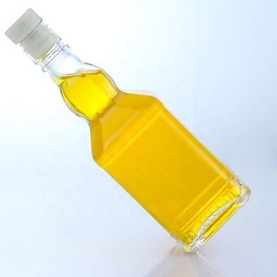 350ml 500ml 스크루 캡 플린트 유리 투명 병 위스키 보드카 샴페인 테킬라 진 럼