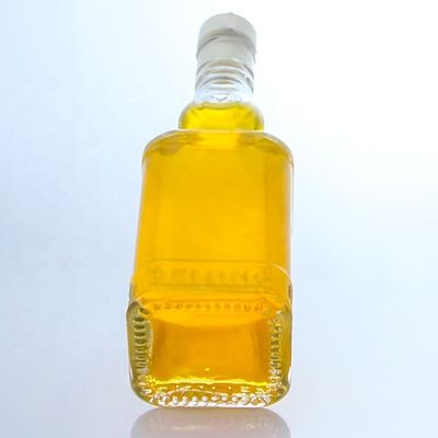 350ml 500ml 스크루 캡 플린트 유리 투명 병 위스키 보드카 샴페인 테킬라 진 럼
