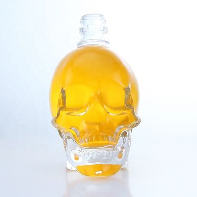 다른 음료 인기가있는 모양 투명 700ml 750ml 와이스키 럼 진 브랜디