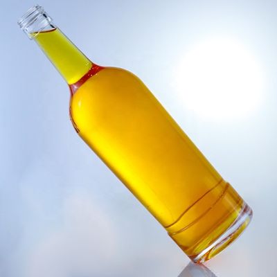 유리 목걸이 원형 빈 유리 병 750ml 테킬라 브랜디 럼 진 위스키