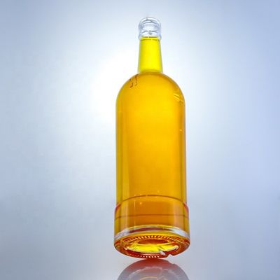 유리 목걸이 원형 빈 유리 병 750ml 테킬라 브랜디 럼 진 위스키