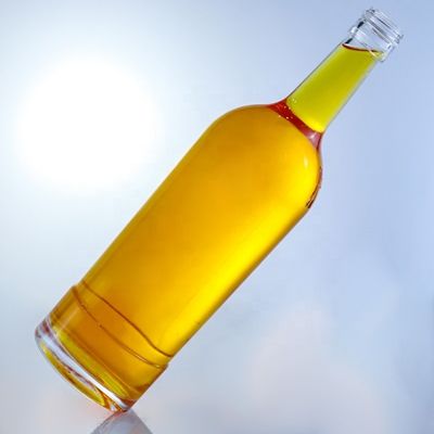 유리 목걸이 원형 빈 유리 병 750ml 테킬라 브랜디 럼 진 위스키