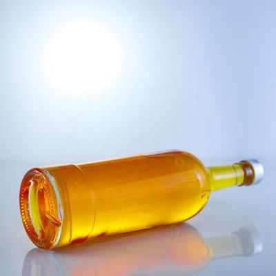 유리 목걸이 원형 빈 유리 병 750ml 테킬라 브랜디 럼 진 위스키