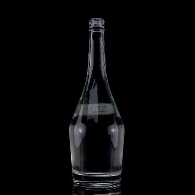 핫 스탬핑 주문 700ml 750ml 유리 병 위스키 진 보드카 럼 음주