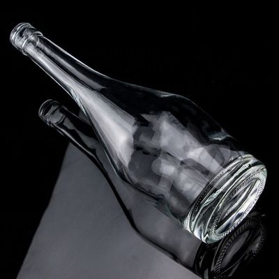 핫 스탬핑 주문 700ml 750ml 유리 병 위스키 진 보드카 럼 음주