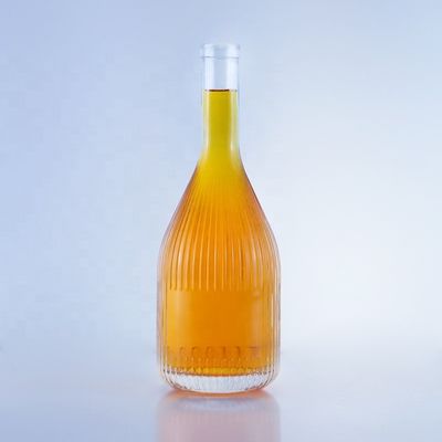 500ml 750ml 1000ml의 보드카 진 럼 위스키 브랜디를 위한 투명한 빈 유리 병