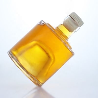 우아한 500ml 750ml 1000ml 플린트 글래스 스피릿 병 위스키 보드카 샴페인 테킬라