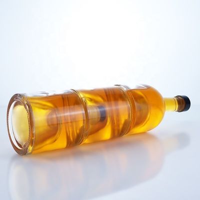 우아한 500ml 750ml 1000ml 플린트 글래스 스피릿 병 위스키 보드카 샴페인 테킬라