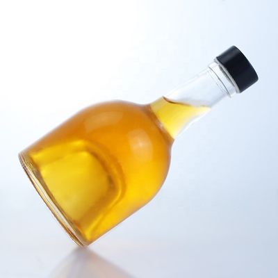 우아한 500ml 750ml 1000ml 플린트 글래스 스피릿 병 위스키 보드카 샴페인 테킬라
