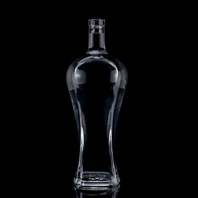 맑은 200ml 375ml 500ml 750ml 유리 음주 와인 위스키 보드카 테킬라 코크 병