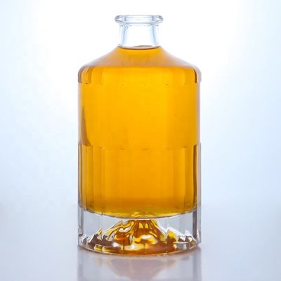 500ml 700ml 750ml 플린트 글래스 스피릿 진 위스키 보드카 브랜디 술 병 코크