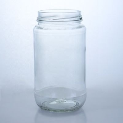 와인 스크루 캡 우아한 410ml 500ml 투명 유리 병 샐러드 칠리 소스 케첩