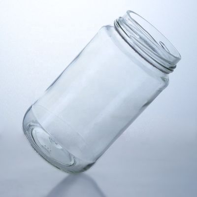 와인 스크루 캡 우아한 410ml 500ml 투명 유리 병 샐러드 칠리 소스 케첩