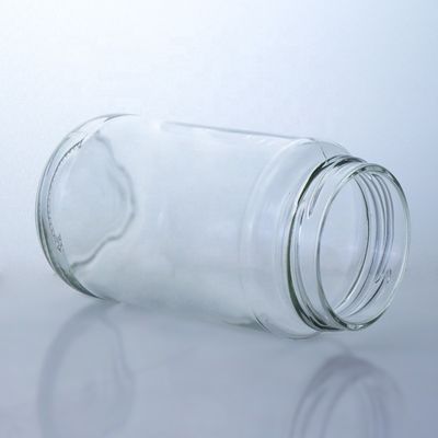 와인 스크루 캡 우아한 410ml 500ml 투명 유리 병 샐러드 칠리 소스 케첩