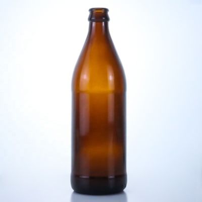 스크루 CAP 맥주 크라운 캡과 빈 유리 병 700ml 750ml 크리에이티브 작은 앰버 병
