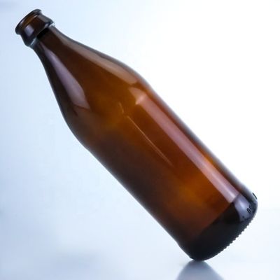 스크루 CAP 맥주 크라운 캡과 빈 유리 병 700ml 750ml 크리에이티브 작은 앰버 병