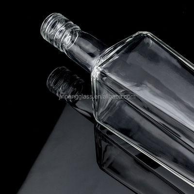 플린트 글래스 500ml 750ml 1000ml 보드카 위스키 진 럼을 위한 특수 모양의 빈 병