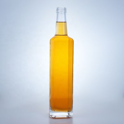 500ml 750ml 스쿼드 위스키 보드카 병 스크루 톱 테킬라 유리 술 병