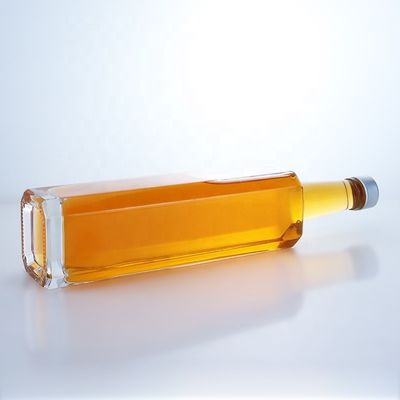 500ml 750ml 스쿼드 위스키 보드카 병 스크루 톱 테킬라 유리 술 병