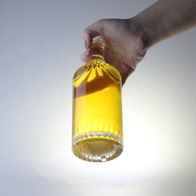 스크루 캡 유리 병 위스키 보드카 샴페인 테킬라 진 럼 750ml 1000ml 투명
