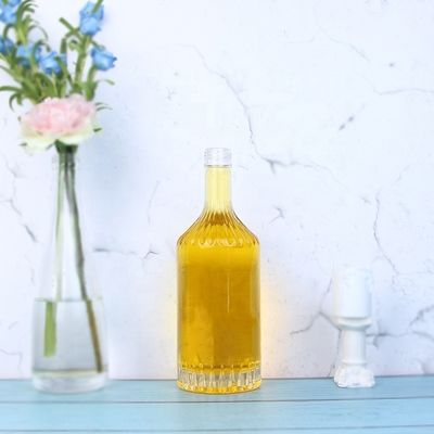 스크루 캡 유리 병 위스키 보드카 샴페인 테킬라 진 럼 750ml 1000ml 투명