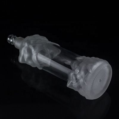 500ml 700ml 750ml 샴페인 진 럼을 위한 투명한 플린트 유리 병
