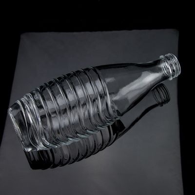 보드카 유리 목걸이 750ml 1000ml 맑은 플린트 진 럼 샴페인 테킬라 위스키 병