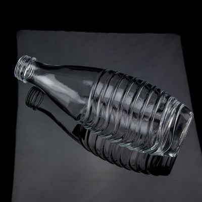 보드카 유리 목걸이 750ml 1000ml 맑은 플린트 진 럼 샴페인 테킬라 위스키 병