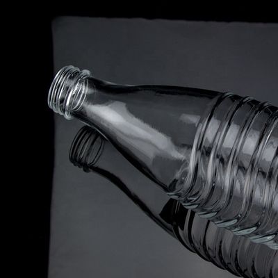 보드카 유리 목걸이 750ml 1000ml 맑은 플린트 진 럼 샴페인 테킬라 위스키 병