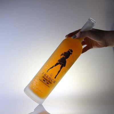 도매 750ml 1000ml 맥주 보드카 위스키 영주용 얼음 디칼 유리 병